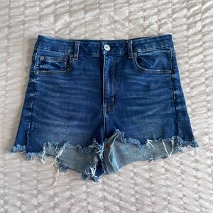 American Eagle Curvy High Waisted Shortie Shorts (12)